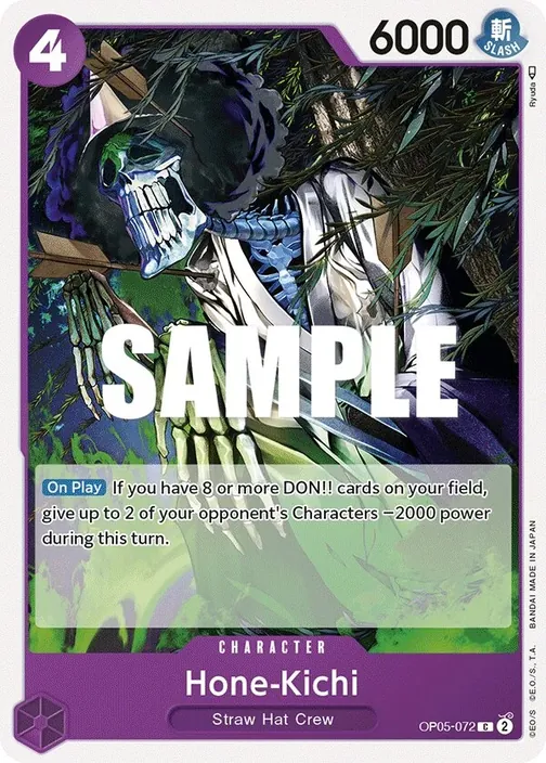 Carte One Piece anglaise OP05-072 Hone-Kichi