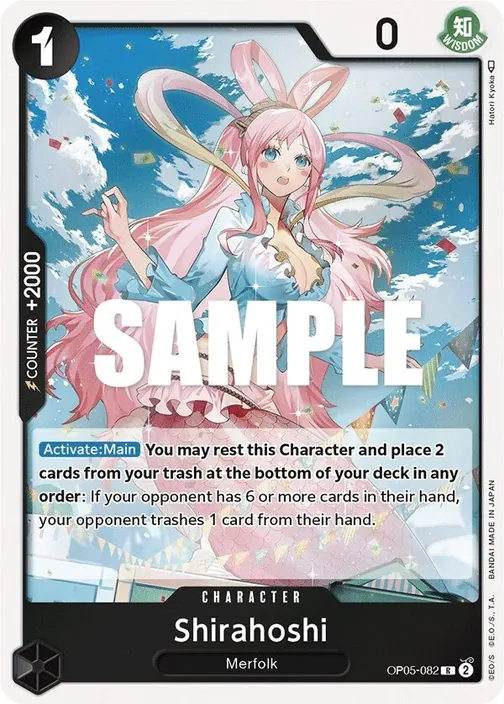 Carte One Piece anglaise OP05-082 Shirahoshi