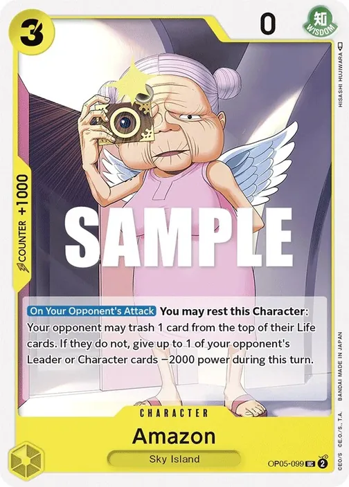 Carte One Piece anglaise OP05-099 Amazon