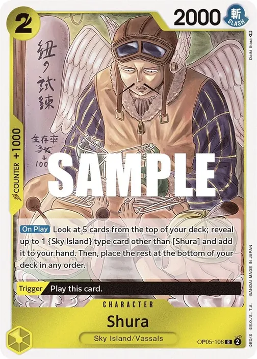Carte One Piece anglaise OP05-106 Shura