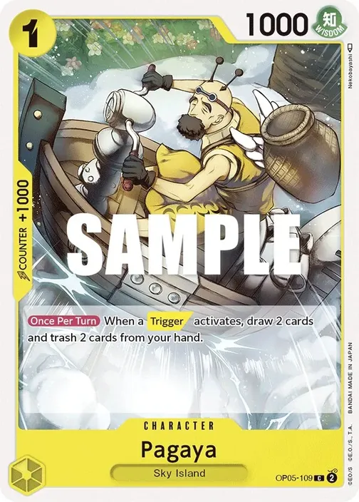 Carte One Piece anglaise OP05-109 Pagaya