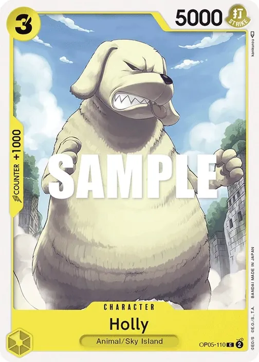 Carte One Piece anglaise OP05-110 Holly