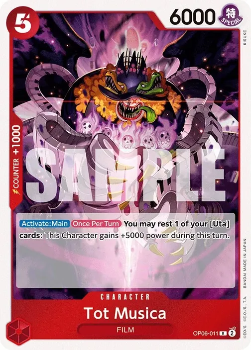 Carte One Piece anglaise OP06-011 Tot Musica
