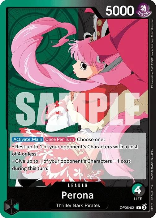 Carte One Piece anglaise OP06-021 Perona