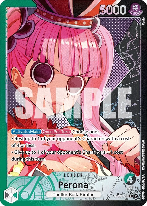 Carte One Piece anglaise Perona OP06-021 L