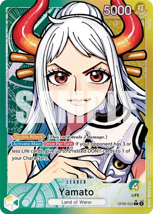 Carte One Piece anglaise OP06-022 Yamato (version 2)