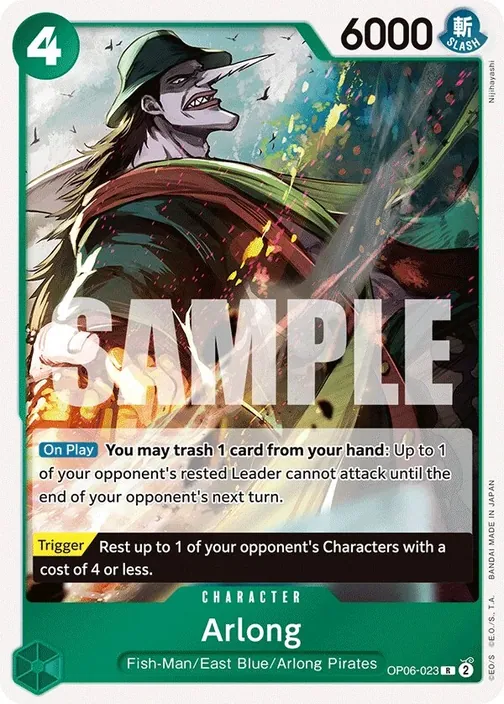 Carte One Piece anglaise OP06-023 Arlong