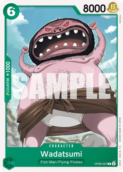 Carte One Piece anglaise OP06-037 Wadatsumi