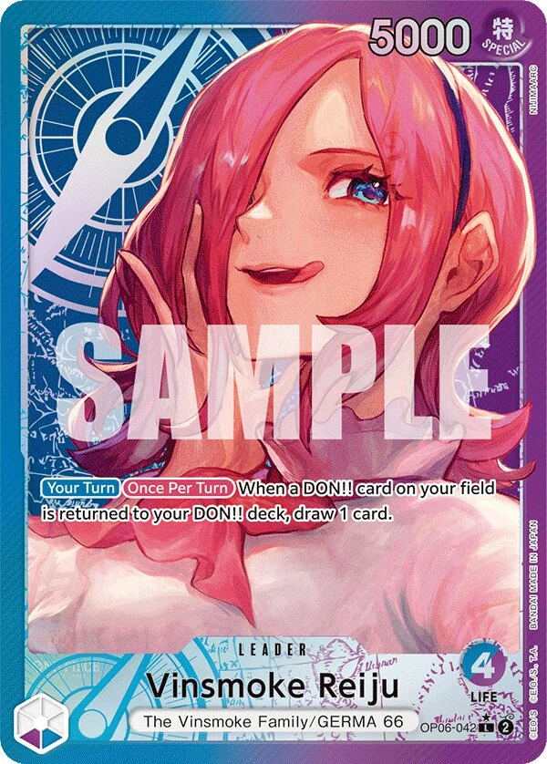 Carte One Piece anglaise Vinsmoke Reiju OP06-042 L