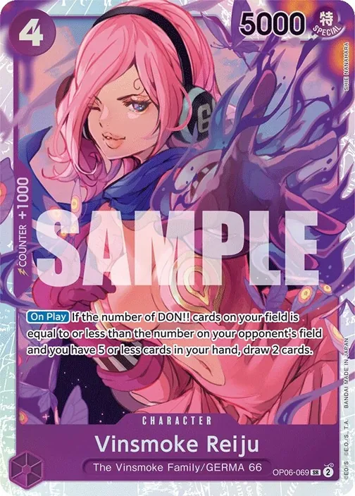 Carte One Piece anglaise OP06-069 Vinsmoke Reiju