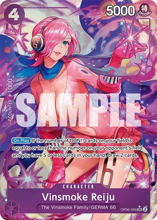 Carte One Piece anglaise OP06-069 Vinsmoke Reiju (version 2)