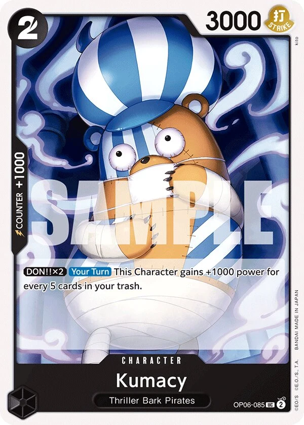 Carte One Piece anglaise Kumacy OP06-085 UC