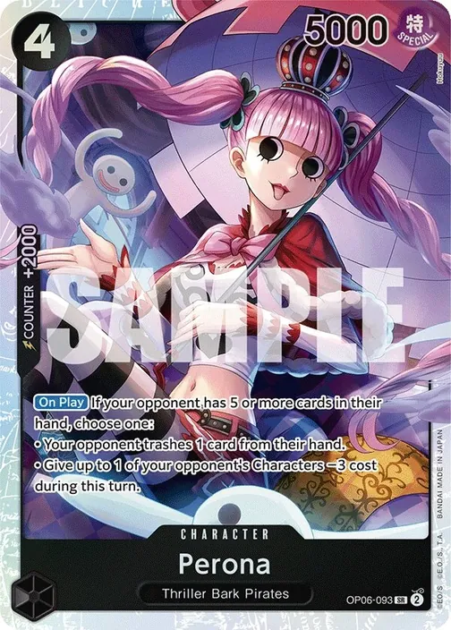 Carte One Piece anglaise OP06-093 Perona