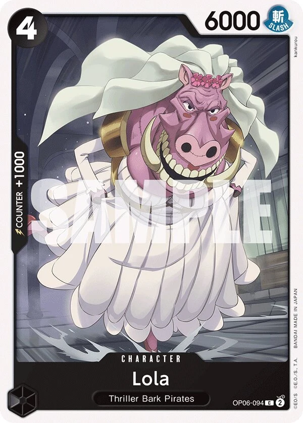 Carte One Piece anglaise Lola OP06-094 C