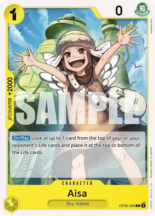Carte One Piece anglaise OP06-099 Aisa