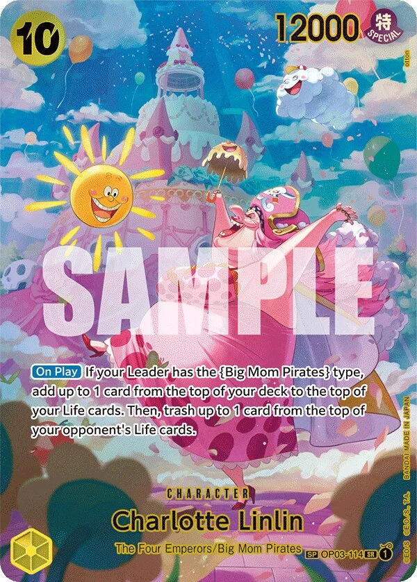 Carte One Piece anglaise Charlotte Linlin OP03-114 SP