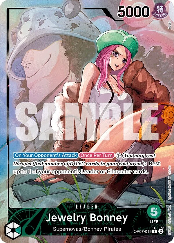 Carte One Piece anglaise Jewelry Bonney OP07-019 L