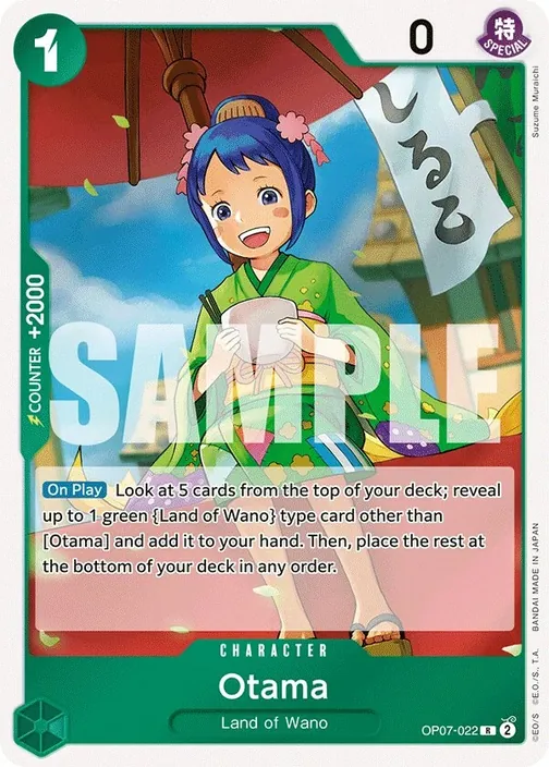 Carte One Piece anglaise OP07-022 Otama
