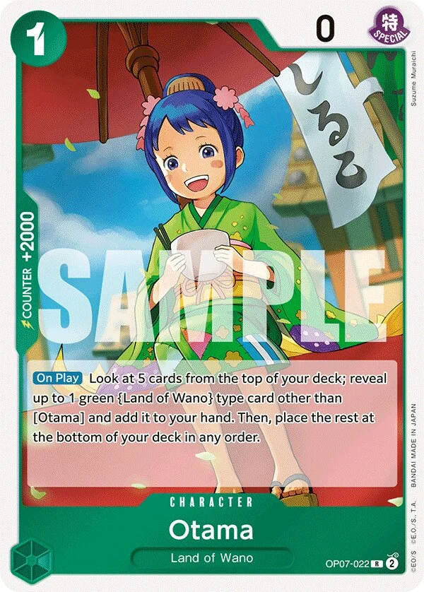 Carte One Piece anglaise Otama OP07-022 R