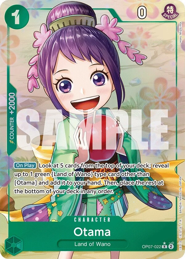 Carte One Piece anglaise Otama OP07-022 R