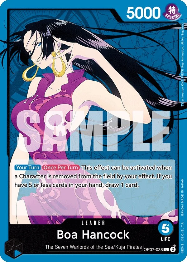 Carte One Piece anglaise Boa Hancock OP07-038 L
