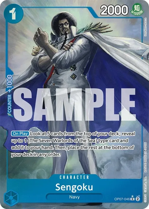 Carte One Piece anglaise OP07-046 Sengoku (version 2)