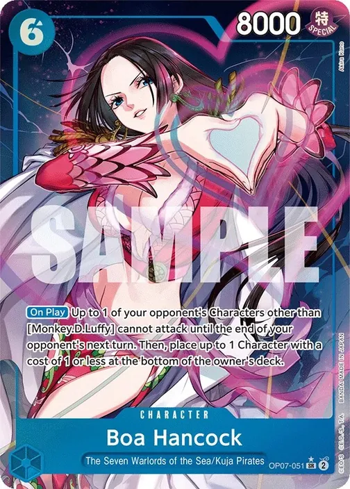 Carte One Piece anglaise OP07-051 Boa Hancock (version 2)