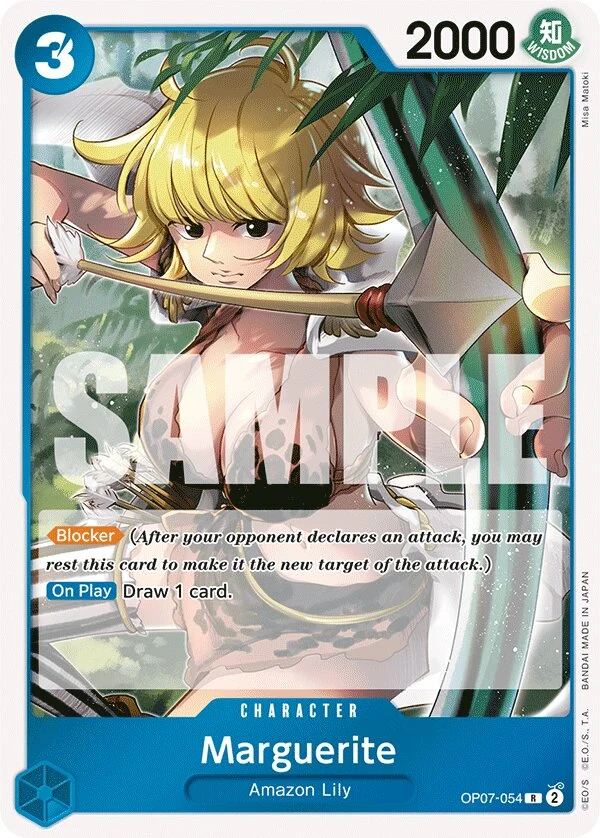 Carte One Piece anglaise Marguerite OP07-054 R