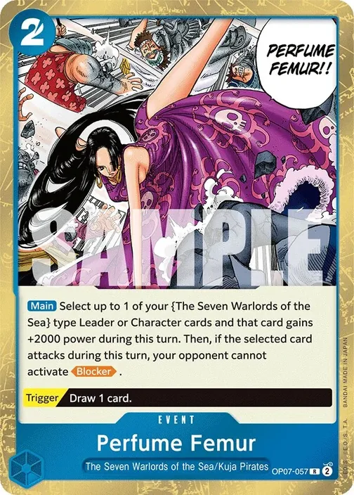 Carte One Piece anglaise OP07-057 Perfume Femur