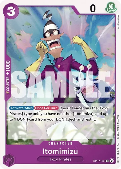 Carte One Piece anglaise OP07-060 Itomimizu