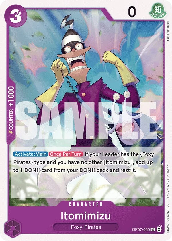 Carte One Piece anglaise Itomimizu OP07-060 UC