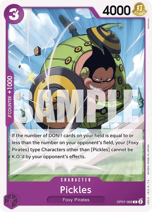Carte One Piece anglaise OP07-069 Pickles