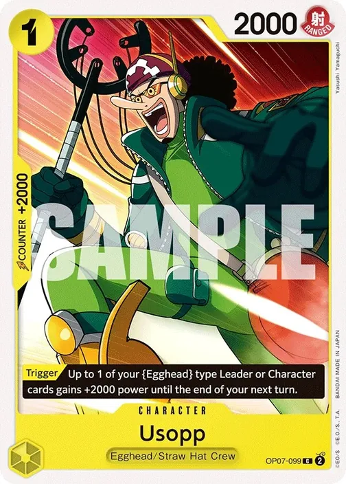 Carte One Piece anglaise OP07-099 Usopp
