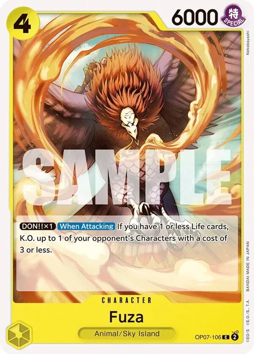 Carte One Piece anglaise OP07-106 Fuza
