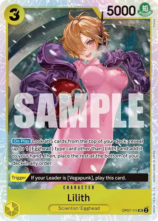 Carte One Piece anglaise OP07-111 Lilith