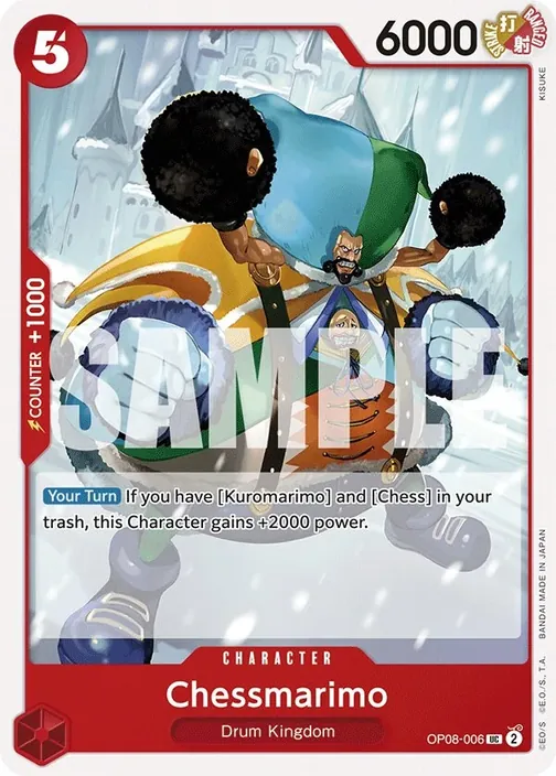 Carte One Piece anglaise OP08-006 Chessmarimo