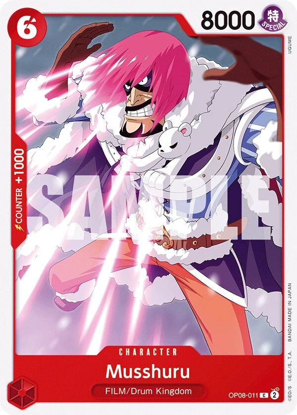 Carte One Piece anglaise Musshuru OP08-011 C