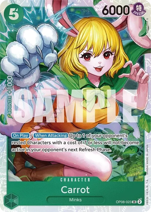 Carte One Piece anglaise OP08-023 Carrot