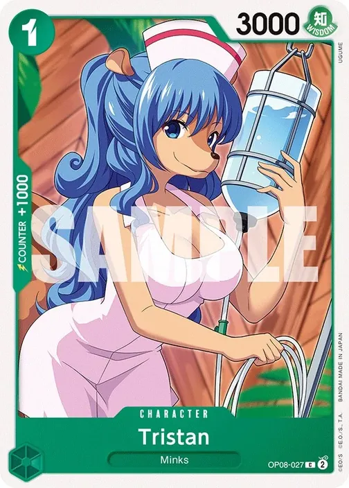 Carte One Piece anglaise OP08-027 Tristan
