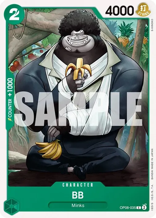 Carte One Piece anglaise OP08-035 BB