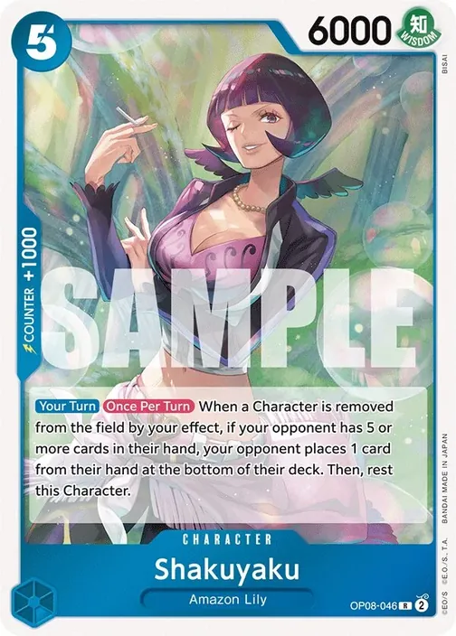 Carte One Piece anglaise OP08-046 Shakuyaku
