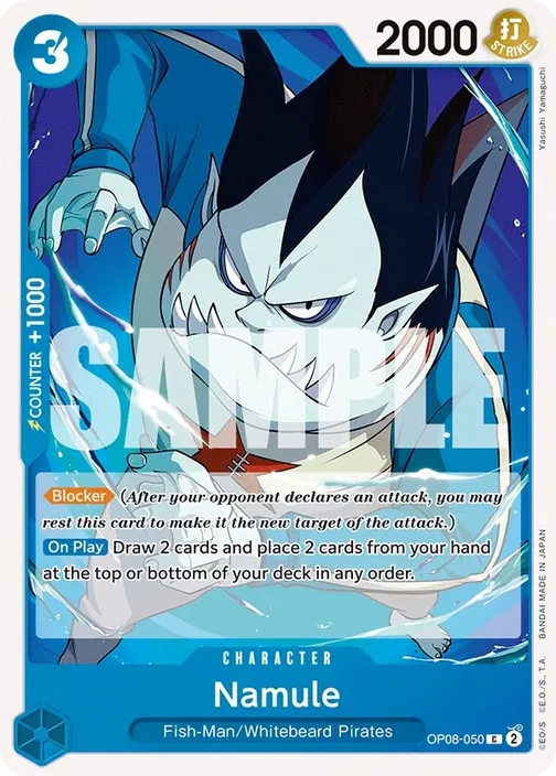 Carte One Piece anglaise OP08-050 Namule