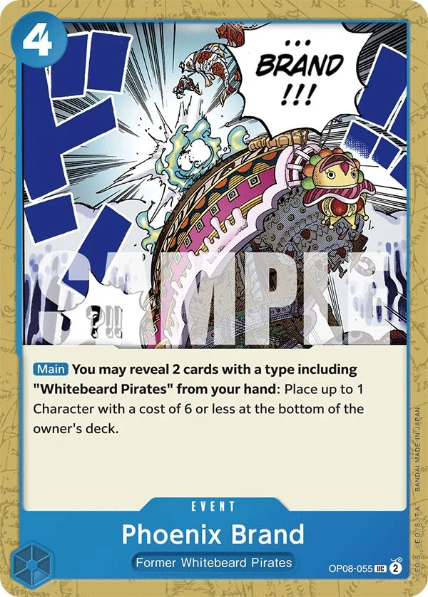 Carte One Piece anglaise Phoenix Brand OP08-055 UC