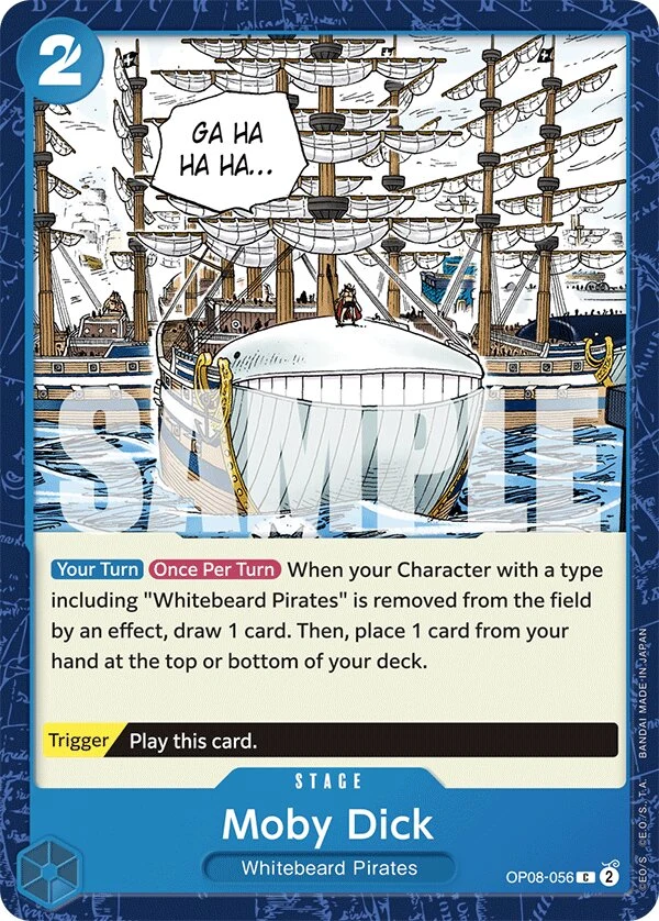 Carte One Piece anglaise Moby Dick OP08-056 C