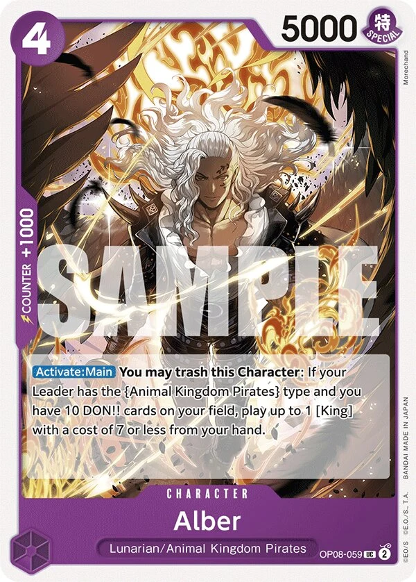 Carte One Piece anglaise Alber OP08-059 UC