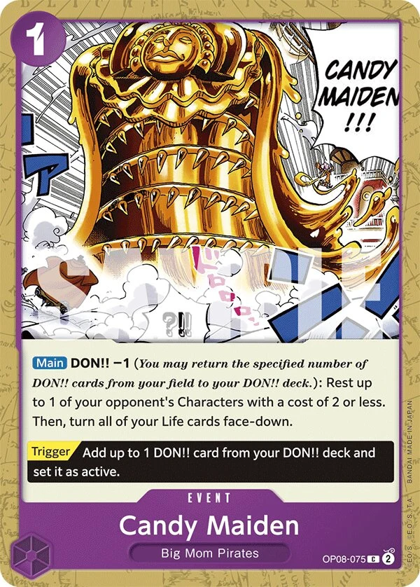 Carte One Piece anglaise Candy Maiden OP08-075 C