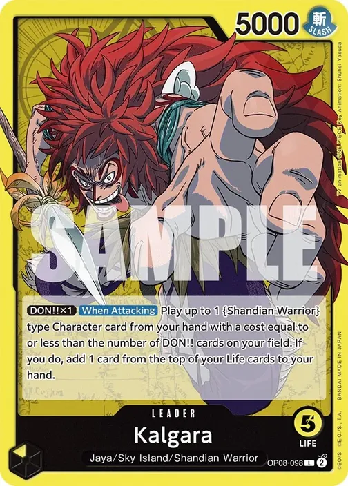 Carte One Piece anglaise OP08-098 Kalgara