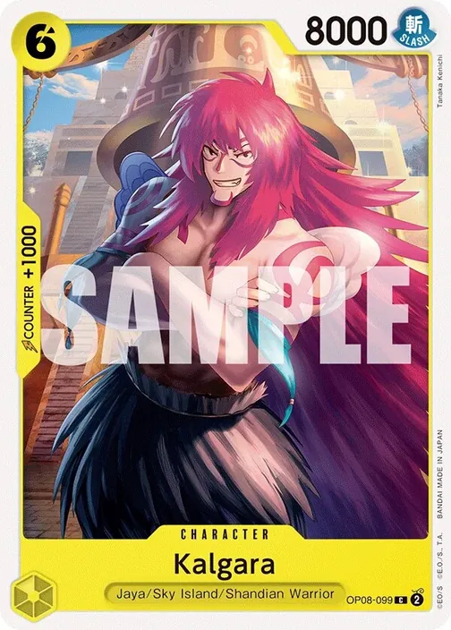 Carte One Piece anglaise OP08-099 Kalgara