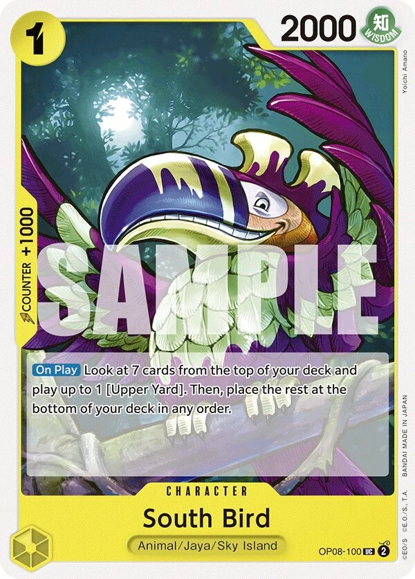 Carte One Piece anglaise South Bird OP08-100 UC