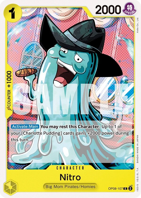Carte One Piece anglaise Nitro OP08-107 C